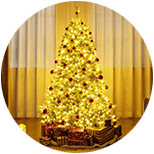  Árbol de navidad con luces