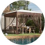 Cenador 3x3 con Mosquitera