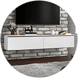 Mueble TV Blanco 