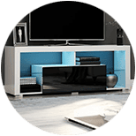 Mueble TV de Cristal