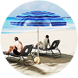 Sombrillas de playa grandes