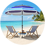 Sombrillas de playa plegables