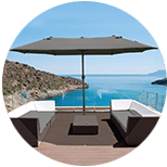 Sombrillas de terraza grandes
