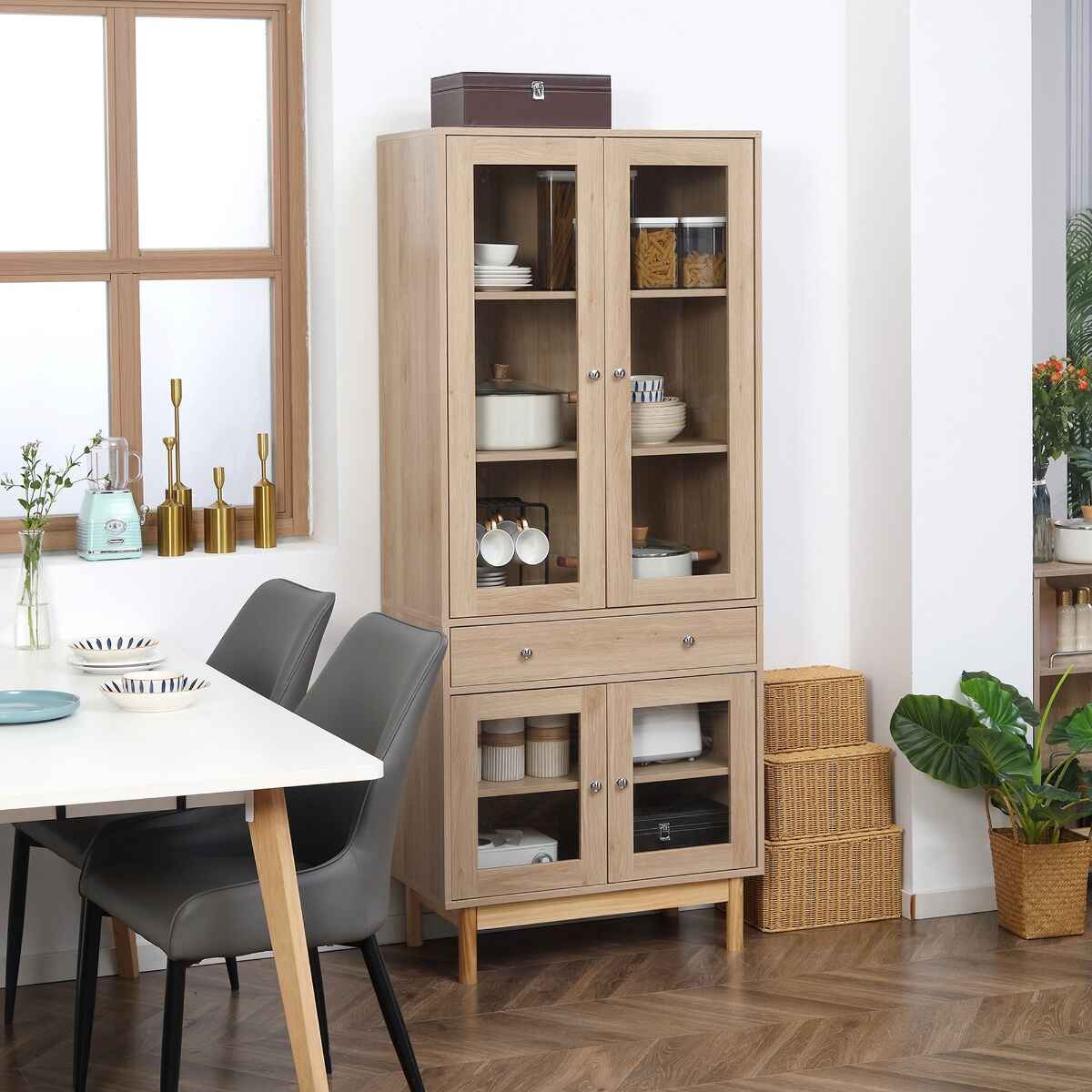 Capacidad de alacenas de cocina