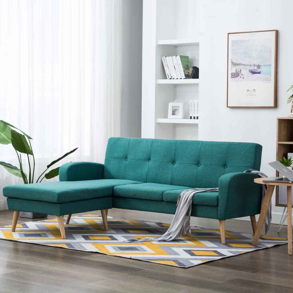 Sofás chaise verde