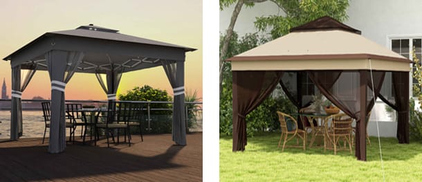 Carpas plegables para jardin