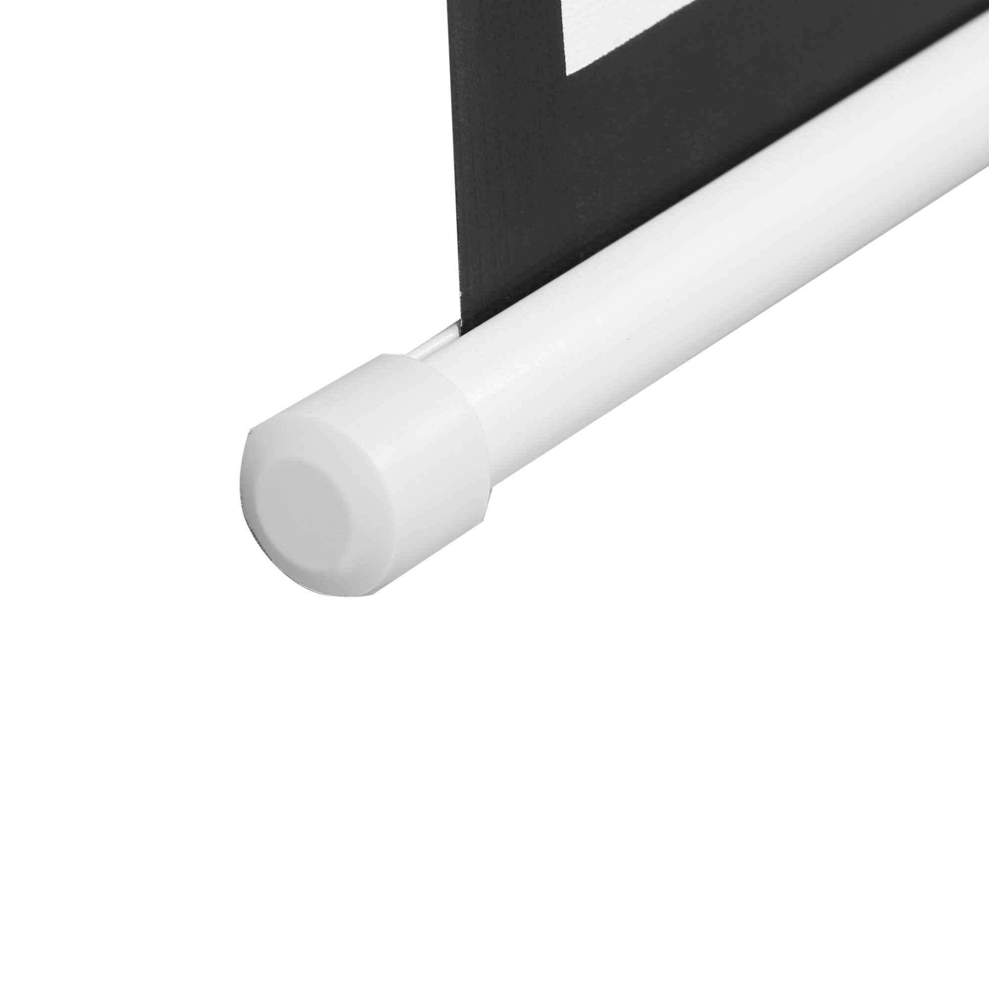Pantalla de proyector manual 120 pulgadas 4:3/16:9 interior y exterior 244x183 cm blanco