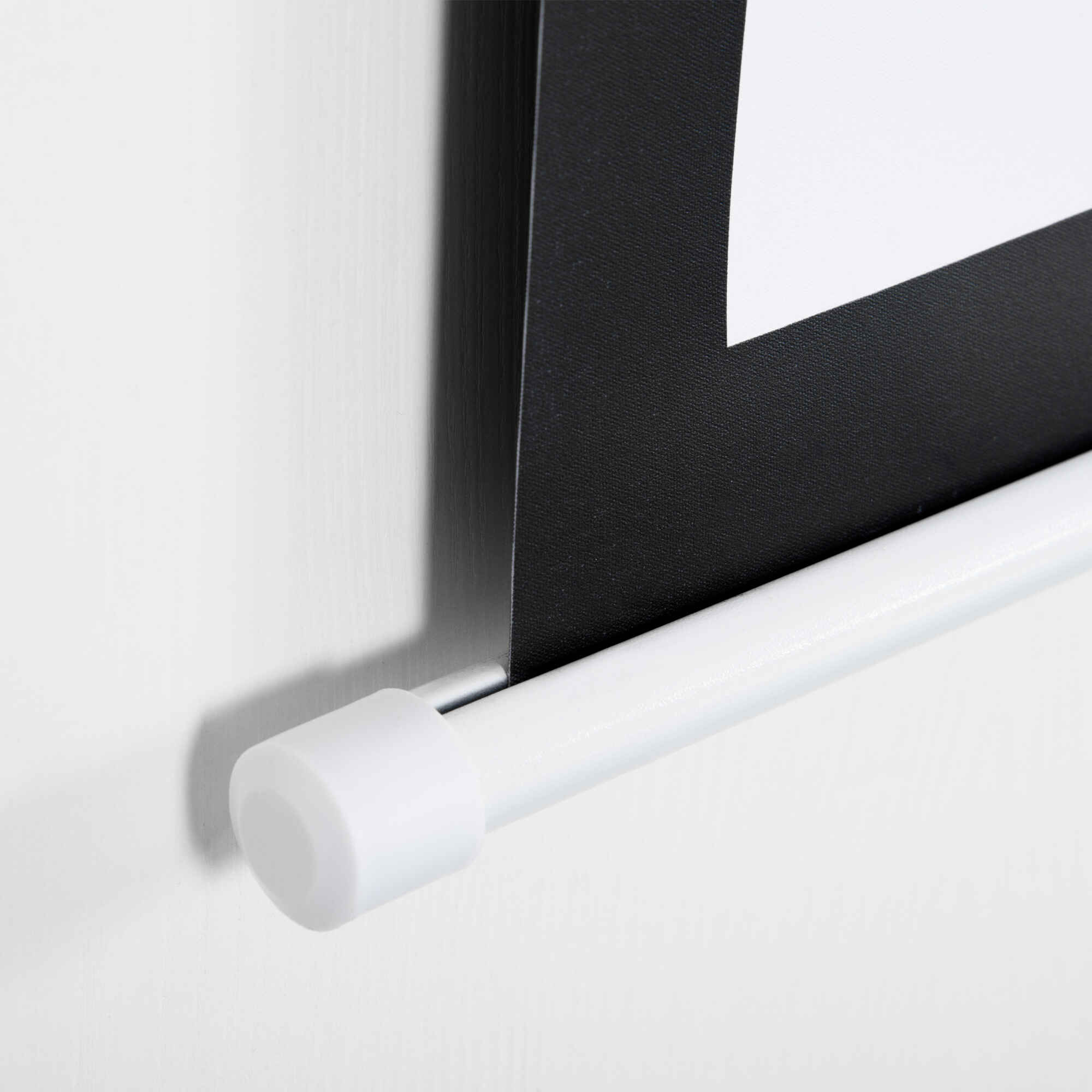 Pantalla de proyector manual 99 pulgadas 1:1 178x178 cm blanco para interior y exterior