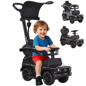 Correpasillos Mercedes G350 para niños 1-3 años negro 85,5x40,5x95 cm carga 25 kg