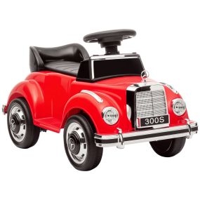 Coche correpasillos Mercedes-Benz 300S para niños 18-48 meses rojo con almacenaje y anti-vuelco