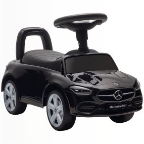 Correpasillos Mercedes-Benz Clase C para niños 18-36 meses negro 65x28x39 cm con bocina y sonidos de motor