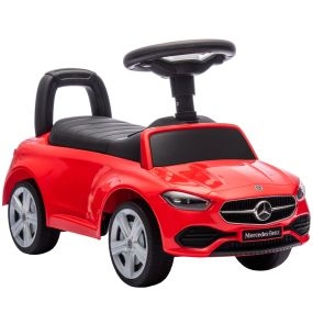 Coche correpasillos Mercedes-Benz Clase C para niños 18-36 meses, rojo, 65x28x39 cm