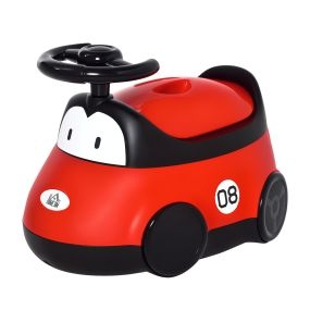 Orinal infantil para bebé 6-36 meses en forma de automóvil rojo 40x27,5x29,1 cm