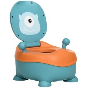 Orinal infantil portátil en forma de alien con tapa antideslizante azul 6-36 meses 40 kg