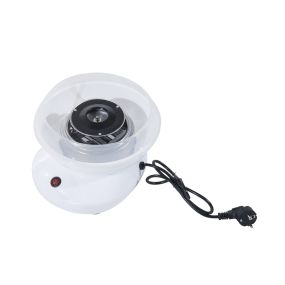 Máquina de algodón de azúcar 450W-550W con 10 palitos 27x26x18 cm blanco para fiestas y casa