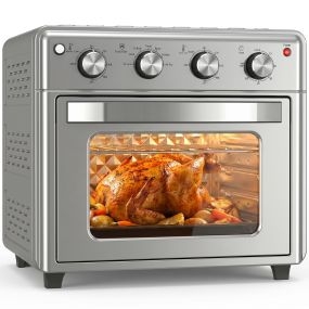 Horno eléctrico multifunción de sobremesa 30L 1600W plata 43x39x39 cm