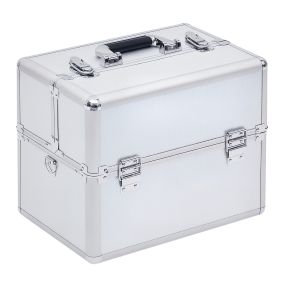Maletín de maquillaje profesional 36,5x24x29 cm 3 niveles tipo neceser