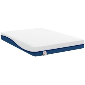 Colchón 190x135 cm, Grosor 20 cm, Colchón Viscoelástico con Té Verde, Firmeza Media, Cama Refrescante con Espuma de Gel y Funda Lavable, Certificado Oeko-Tex, Enrollable en Caja