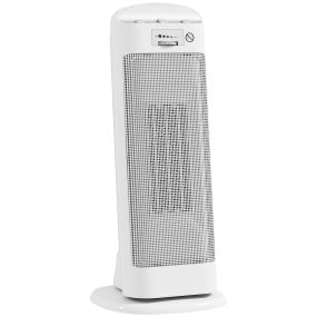 Calefactor eléctrico bajo consumo 2000W PTC 4 modos termostato oscilación 55° blanco para 15㎡