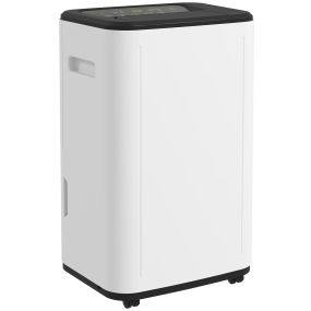 Deshumidificador eléctrico 20 L/día depósito 6 L silencioso 3 modos 2 velocidades blanco