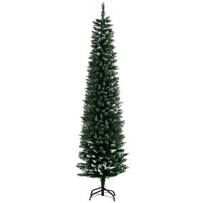 Árbol de Navidad artificial grande 190 cm con 570 ramas y soporte de metal verde para interior