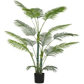 Palmera artificial decorativa 170 cm con maceta para interior verde