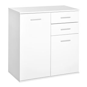 Armario aparador multiusos con puertas y cajones 71x35x76 cm