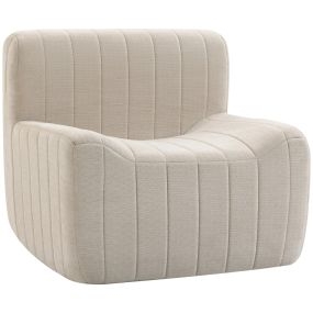 Sillón Relax, Sofá Individual de Chenilla, Butaca de Salón Moderna, Acolchado de Espuma de Alta Densidad, Diseño Comprimido, Sillón de Lectura para Dormitorio, Oficina, Beige