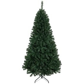 Árbol de Navidad artificial Ø98x200 cm con 1000 ramas articuladas y base plegable
