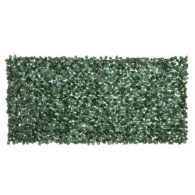 Seto artificial de hiedra para ocultación 3x1,5 m verde para jardín, terraza y balcón