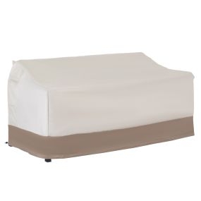Funda protectora para banco 2-3 plazas impermeable 600D 152x87x59/79 cm exterior jardín