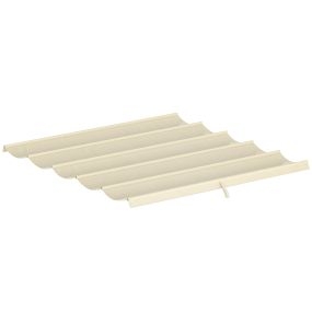 Techo de repuesto retráctil para pérgola 2,5x2,55 m UV30+ crema