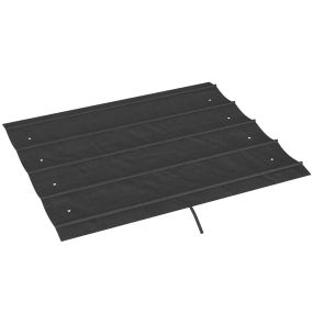 Techo de repuesto retráctil para pérgola 3x2,5 m, UV30+, gris oscuro