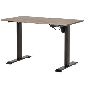 Escritorio de pie ajustable 120x60x72-116 cm con 4 memorias automático inteligente negro