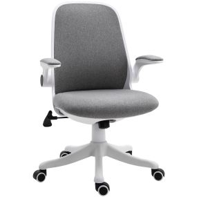 Silla giratoria de oficina basculante con reposabrazos elevables, 120 kg, 62,5x60x94-104 cm, gris