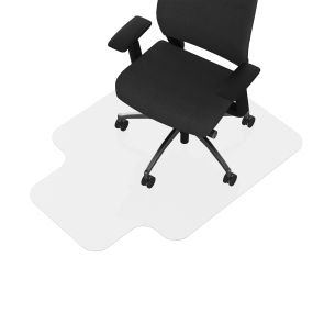 Alfombra protectora para silla de oficina 90x120 cm antideslizante para suelo enmoquetado