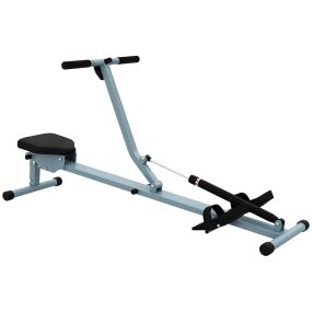 Máquina de Remo Resistencia Ajustable de 12 Niveles con Pantalla LCD para Fitness y Ejercicios de Musculación para Gimnasio en casa Equipo de Entrenamiento Interior
