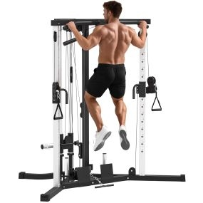 Multiestación de musculación para entrenamiento de parte superior del cuerpo en casa
