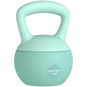 Pesa rusa 4 kg verde con relleno de arena metálica y mango antideslizante para entrenamiento