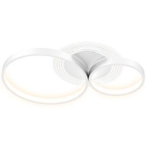 Lámpara de techo LED 40W plafón moderno blanco 3000K/4000K/6500K para dormitorio salón cocina comedor