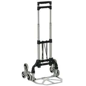 Carretilla plegable para escalera con ruedas, carga 70 kg, portátil para entrega, almacén y mudanza