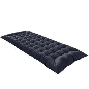 Esterilla de Camping Plegable, Colchoneta de Camping Portátil con Correas, Antideslizante, Grosor 8 cm, para Cama de Camping, Tienda, Viajes, Gris Oscuro