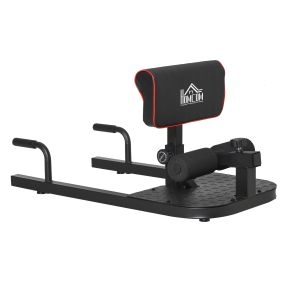 Máquina 3 en 1 para sentadillas y abdominales tablero supino multifuncional negro