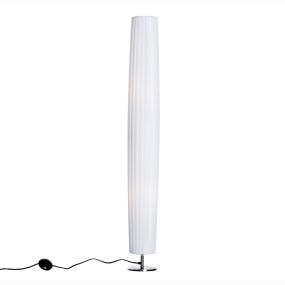 Lámpara de pie moderna para dormitorio comedor salón 2 bombillas E27 interruptor bajo consumo base de acero inoxidable 120 cm blanco