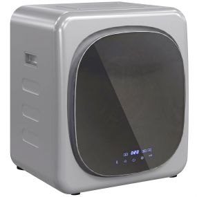 Secadora de evacuación 3 kg 800W pantalla táctil antiarrugas tambor inox plata
