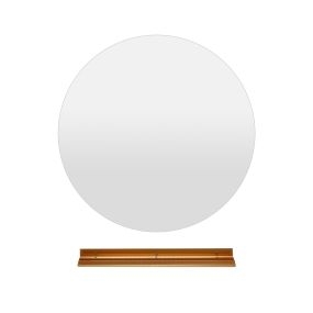 Espejo LED redondo de pared para baño 60 cm con luz regulable 3 colores y desempañado automático