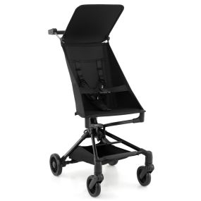 Cochecito para bebé 6-36 meses compacto apto para avión con capota ajustable negro
