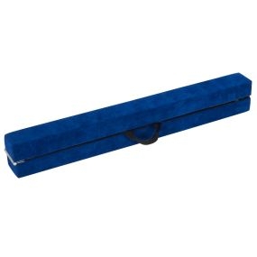 Barra de equilibrio plegable de madera sólida con superficie antideslizante azul para niños y adolescentes