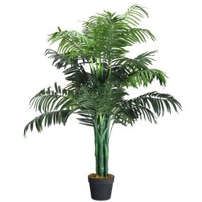 Palmera artificial decorativa para oficina y hogar 110 cm