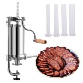 Empaquetadora de salchichas de acero inoxidable 1,5 kg con 4 tubos de llenado